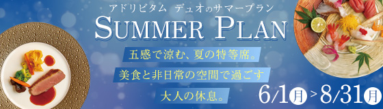 アドリビタムデュオのサマープラン