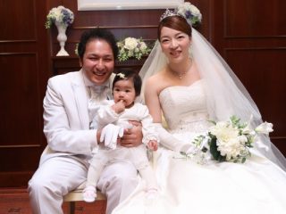 新潟市結婚式場　ブライダルステージＤｕｏ　グランシャリオ　オリジナルウェディング　ウェディングドレス　チャペル　パパママキッズ婚