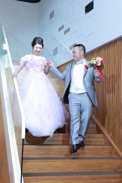 新潟市結婚式場ブライダルステージデュオ　お色直し入場