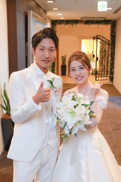 新潟市結婚式場ブライダルステージデュオ　新郎新婦