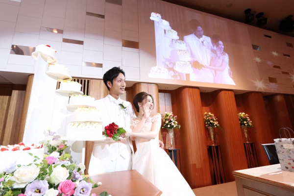 新潟市結婚式場ブライダルステージデュオ　ケーキ入刀