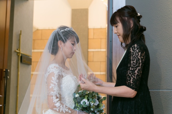 新潟市結婚式場ブライダルステージ　ベールダウン