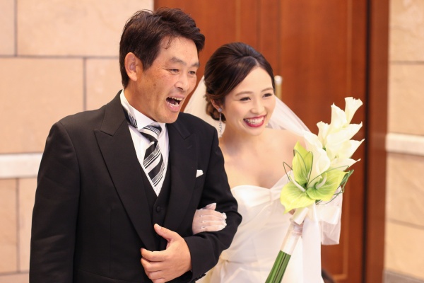 新潟市結婚式場ブライダルステージデュオ　チャペル　新婦