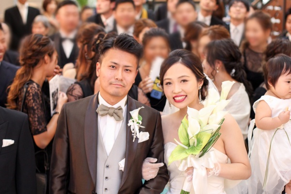 新潟市結婚式場ブライダルステージデュオ　新郎新婦