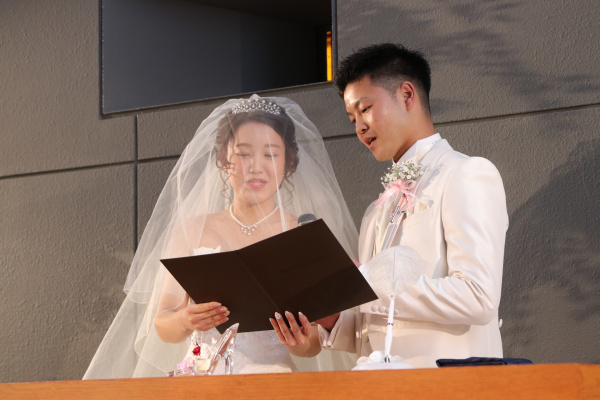 新潟市結婚式場ブライダルステージデュオ　人前式　チャペル