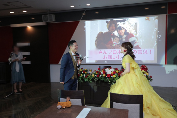 新潟市結婚式場ブライダルステージデュオ　　余興　プロポーズ